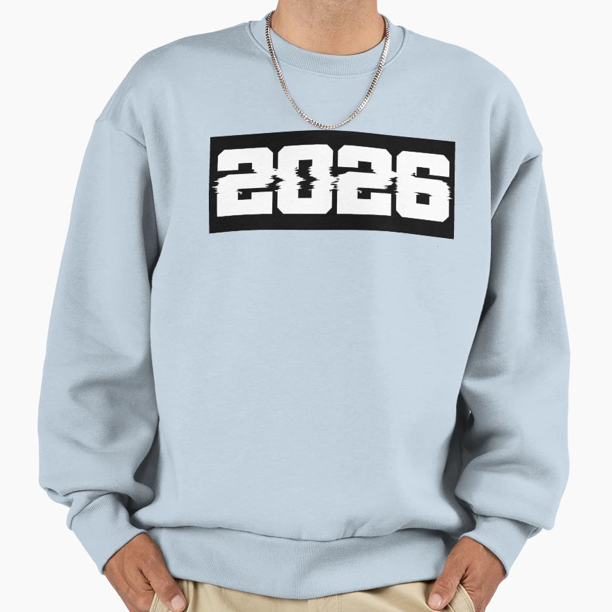Happy New Year 2026 Sweatshirt - Unique Graphic Unisex - T-Shirt, Sweatshirt, Hoodie
