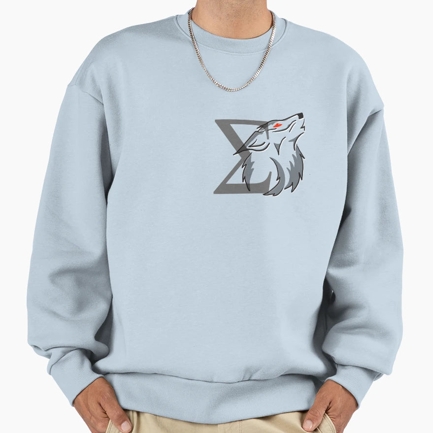 Sigma Wolf Sweatshirt - Casual Everyday Wear Unisex - T-Shirt, Sweatshirt, Hoodie