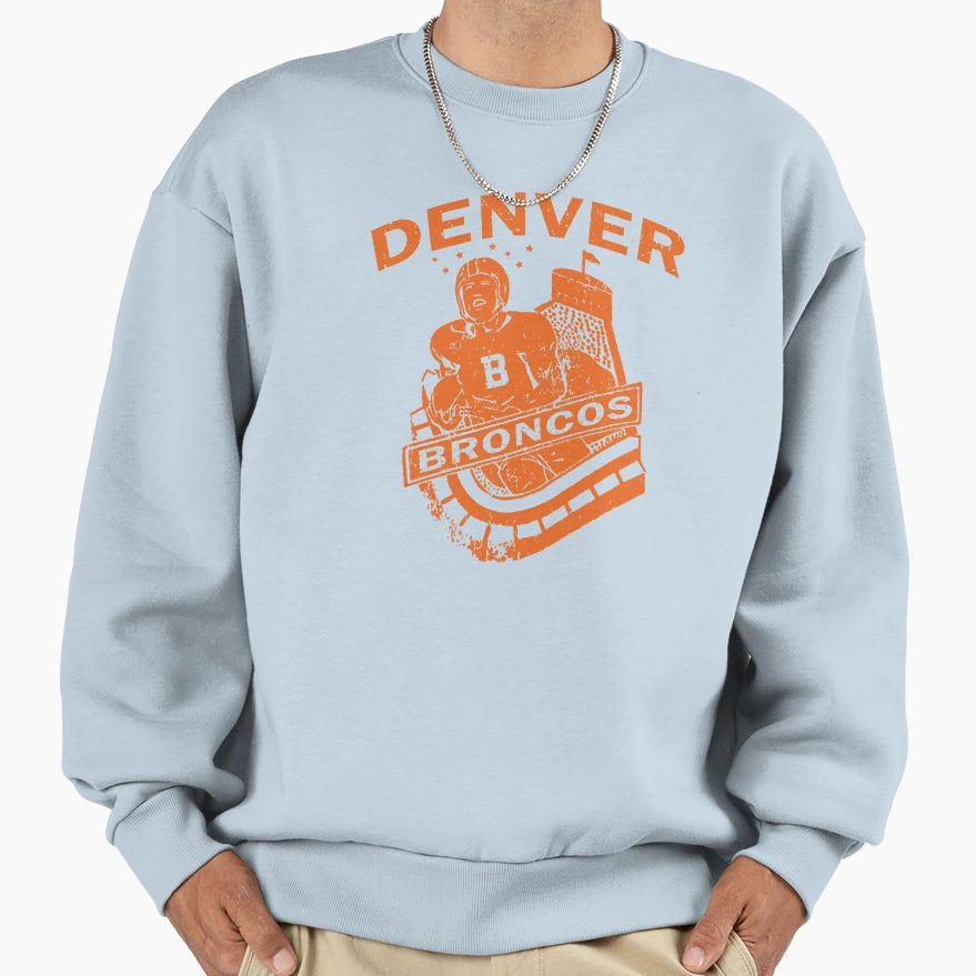 Denver Broncos Sweatshirt - Fun Novelty Design Men Women - T-Shirt, Sweatshirt, Hoodie