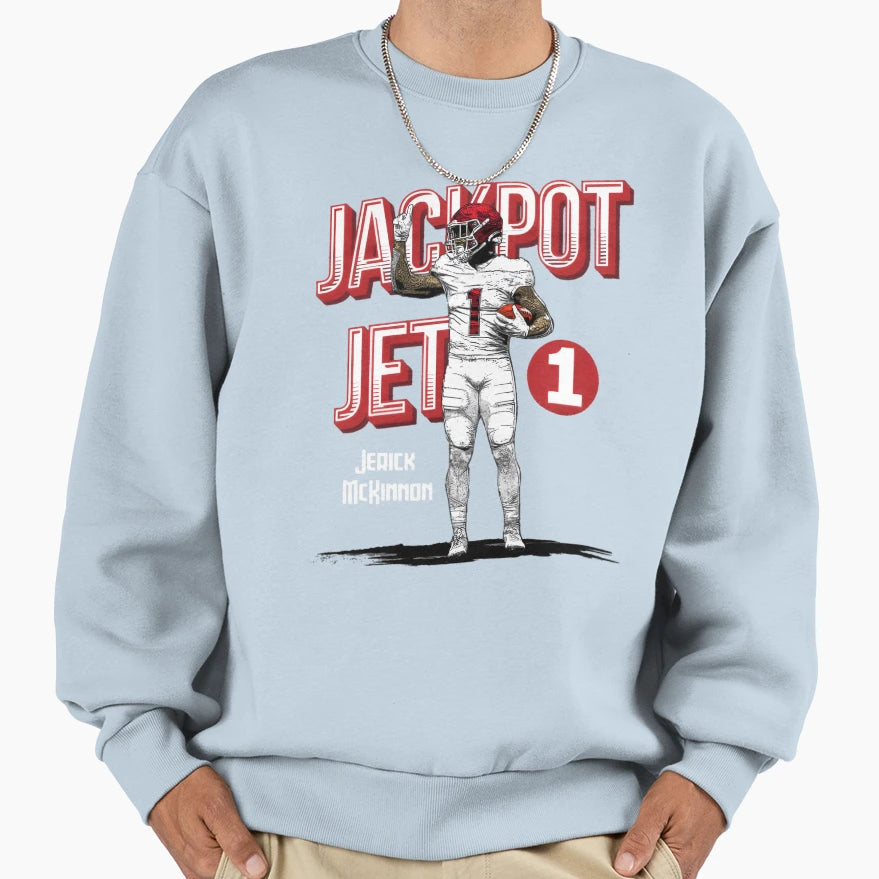 Jerick Mckinnon Sweatshirt - Minimalist Print Men Women - T-Shirt, Sweatshirt, Hoodie