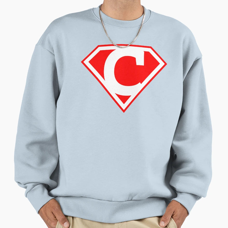 Letter C Vol 5 Z Super Letter Sweatshirt - Aesthetic Graphic for Adults - T-Shirt, Sweatshirt, Hoodie