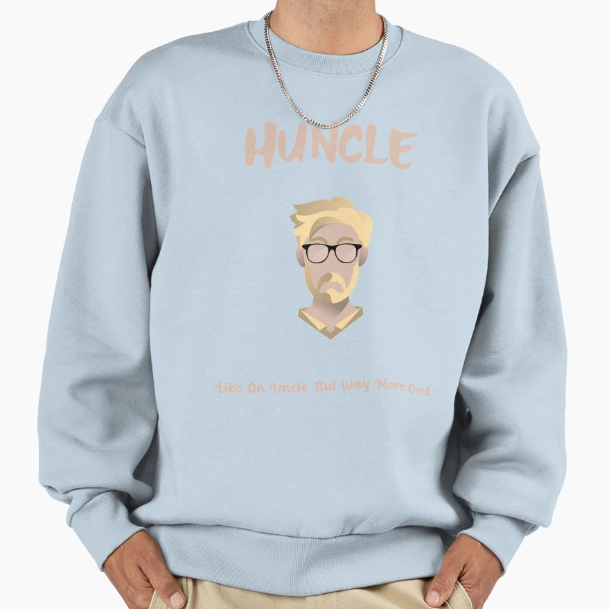 Huncle Humble Blonde Alpha Male Sweatshirt - Unique Graphic Unisex - T-Shirt, Sweatshirt, Hoodie