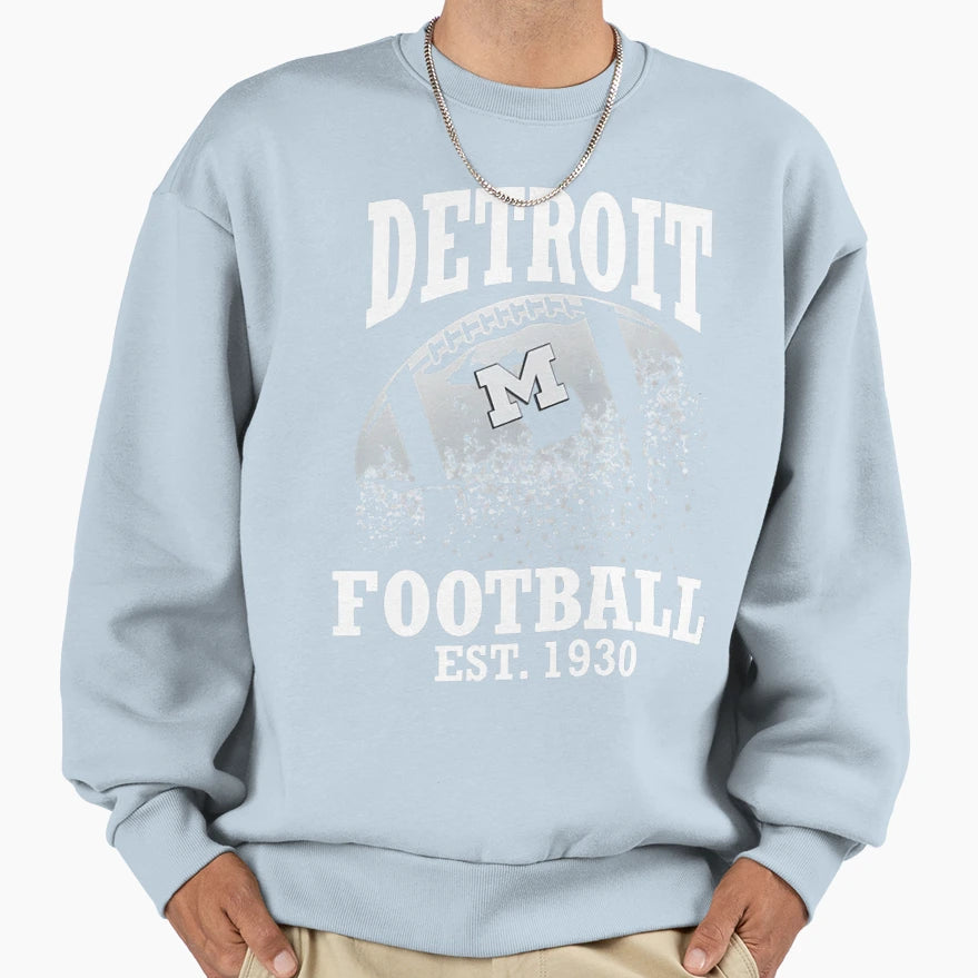 Football Detroit Lions Sweatshirt - Fun Novelty Design for Adults - T-Shirt, Sweatshirt, Hoodie