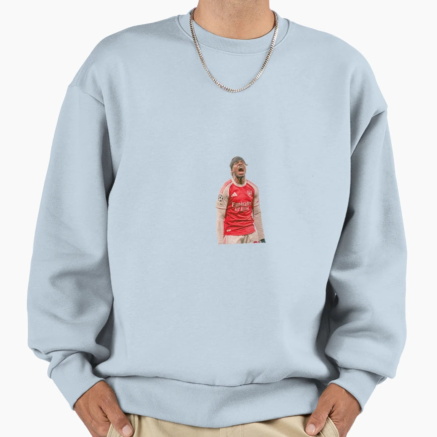 Noni Madueke Arsenal Fc Sweatshirt - Casual Everyday Wear Men Women - T-Shirt, Sweatshirt, Hoodie