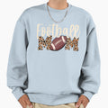 Football Mom Leopard Sweatshirt - Fun Novelty Design for Adults - T-Shirt, Sweatshirt, Hoodie