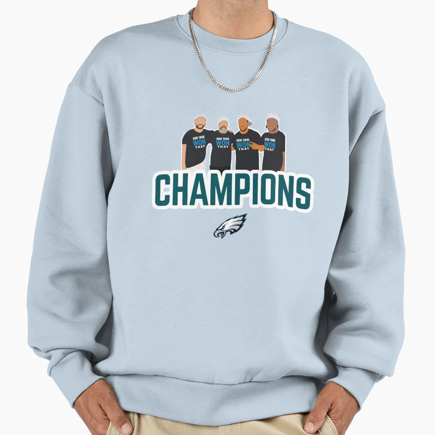 Eagle S Champions 2025 Sweatshirt - Trendy Graphic Men Women - T-Shirt, Sweatshirt, Hoodie