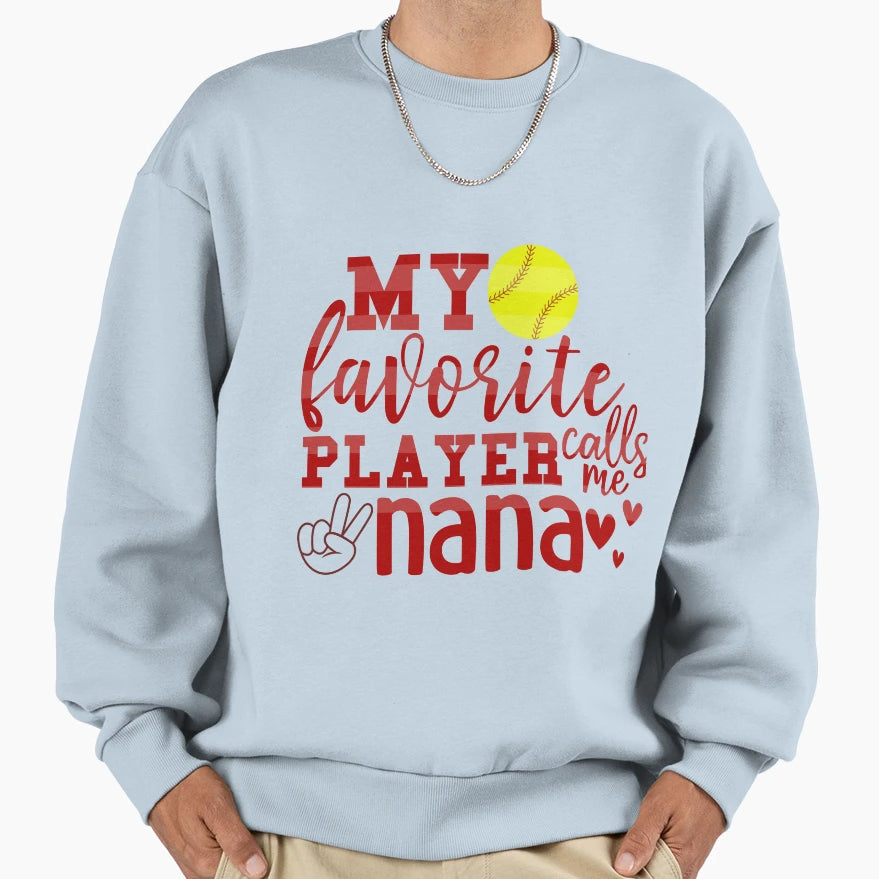 Favorite Player Sweatshirt - Unique Graphic Unisex - T-Shirt, Sweatshirt, Hoodie