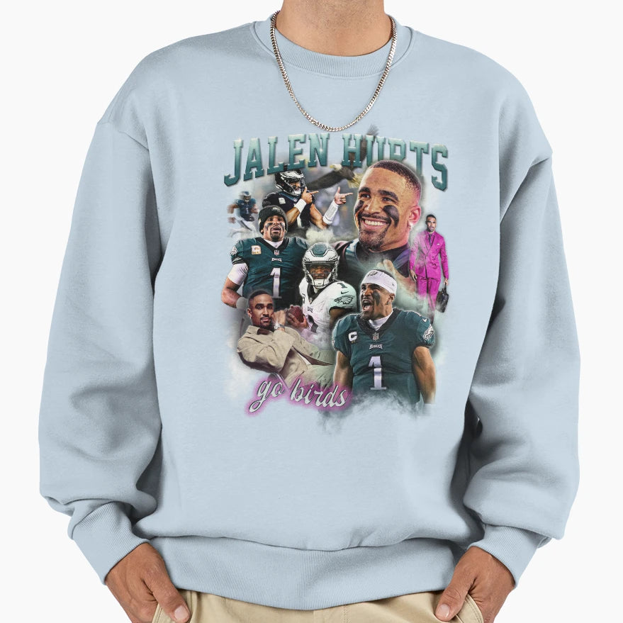 Jalen Sweatshirt - Custom Art Print Men Women - T-Shirt, Sweatshirt, Hoodie