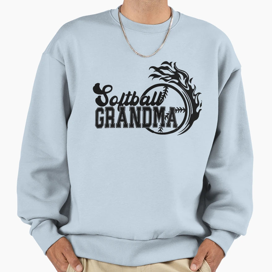 Softball Grandma Sweatshirt - Aesthetic Graphic Unisex - T-Shirt, Sweatshirt, Hoodie