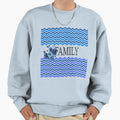 Bluer Than Blue Collection Family Sweatshirt - Aesthetic Graphic Unisex - T-Shirt, Sweatshirt, Hoodie