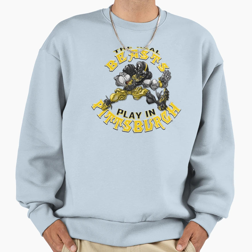 Pittsburgh Beast Sweatshirt - Graphic Print Men Women - T-Shirt, Sweatshirt, Hoodie
