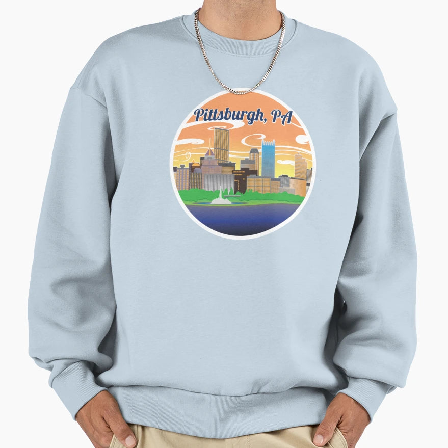 Pittsburgh City Sweatshirt - Fun Novelty Design Men Women - T-Shirt, Sweatshirt, Hoodie