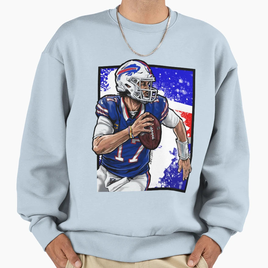 Allen Blue B Sweatshirt - Fun Novelty Design Unisex - T-Shirt, Sweatshirt, Hoodie