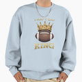 Draft Day King Fantasy Football Crown Sweatshirt - Novelty Apparel Unisex - T-Shirt, Sweatshirt, Hoodie