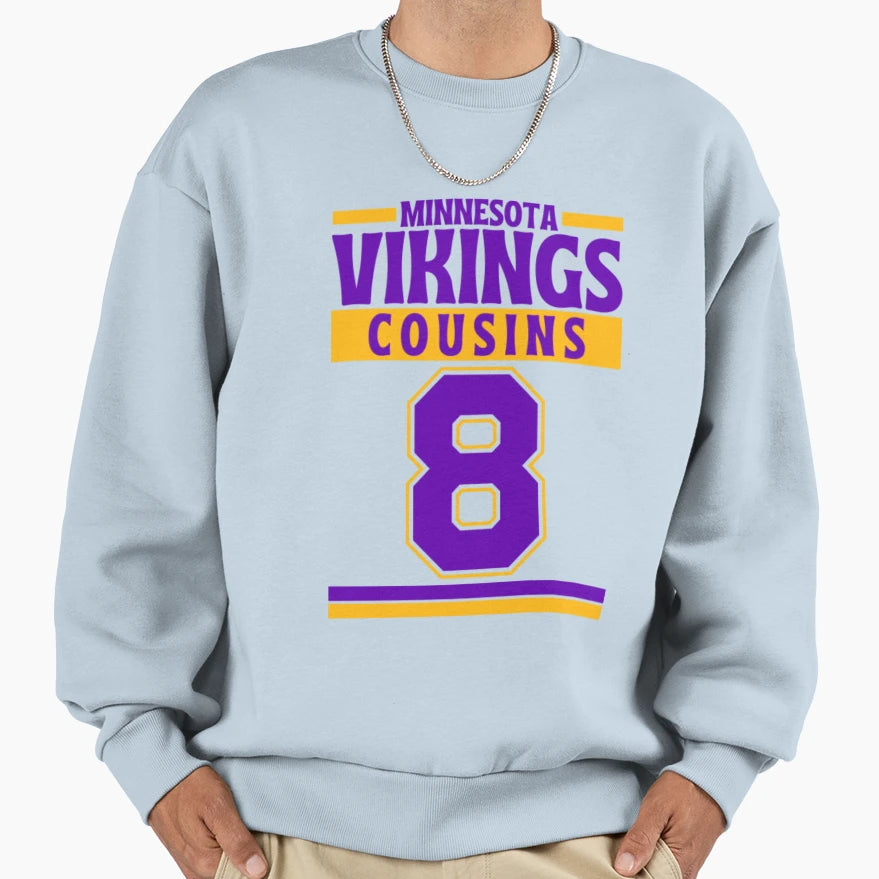 Minnesota Vikings Cousins Fan Pride T-Shirt - Unique Graphic Unisex - T-Shirt, Sweatshirt, Hoodie