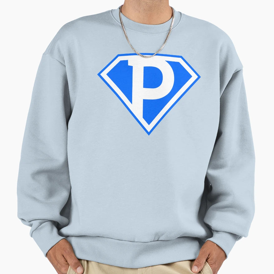 Letter P Vol 6 Z Super Letter Sweatshirt - Novelty Apparel for Adults - T-Shirt, Sweatshirt, Hoodie