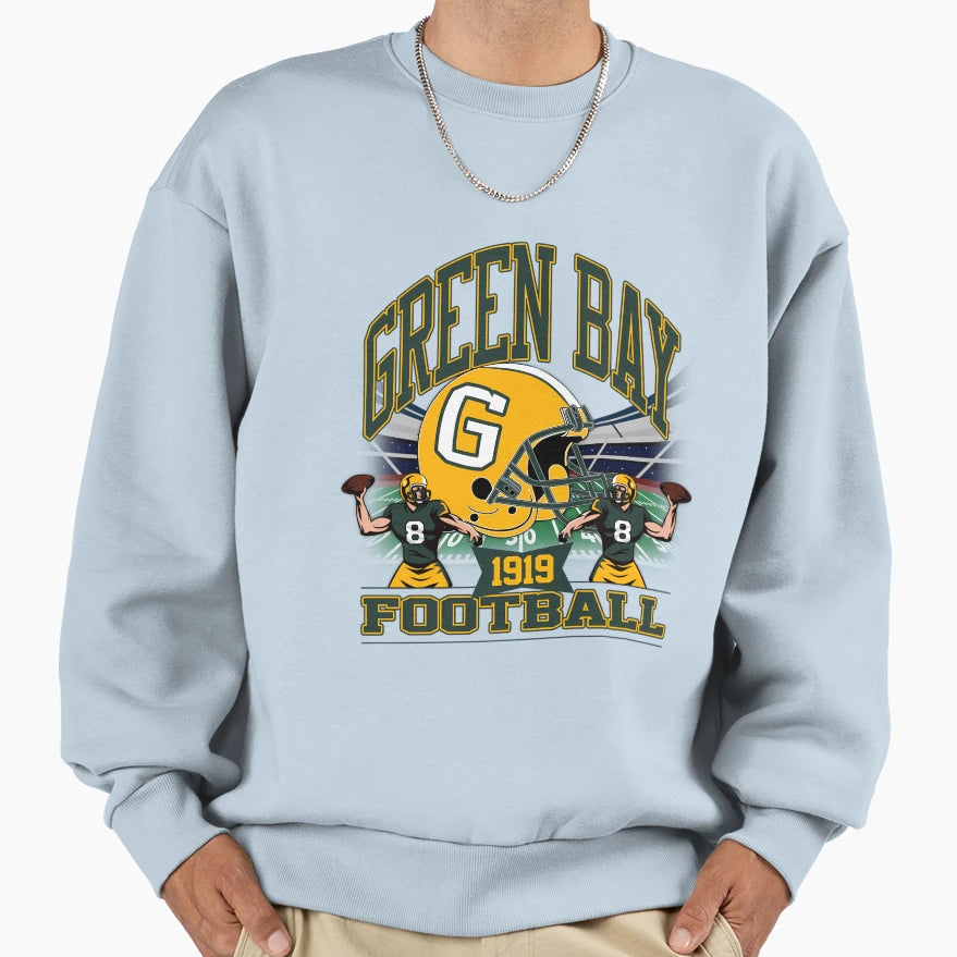 Green Bay Football Gridiron Legacy Sweatshirt - Graphic Print Unisex - T-Shirt, Sweatshirt, Hoodie