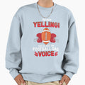 Mens Football Dad Funny Yelling Game Sweatshirt - Unique Graphic Men Women - T-Shirt, Sweatshirt, Hoodie