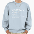 Football Coach And Coaches Gift Sweatshirt - Minimalist Print Men Women - T-Shirt, Sweatshirt, Hoodie
