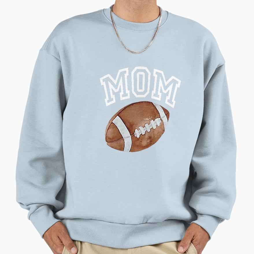 Mom 1 Year Old Football Sweatshirt - Fun Novelty Design for Adults - T-Shirt, Sweatshirt, Hoodie
