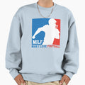 Milf I Love Football American Sweatshirt - Casual Everyday Wear Men Women - T-Shirt, Sweatshirt, Hoodie