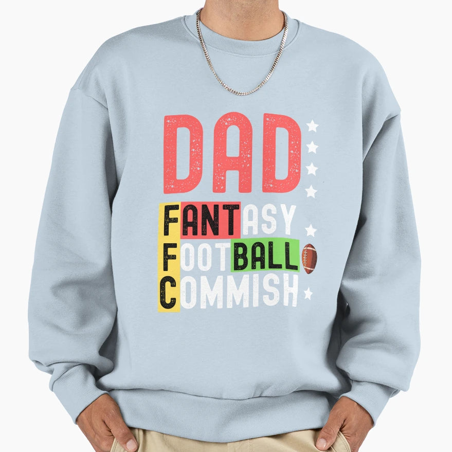 Husband Dad Fantasy Football Sweatshirt - Streetwear Style for Adults - T-Shirt, Sweatshirt, Hoodie