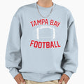 Tampa Bay Old School Football Sweatshirt - Fun Novelty Design for Adults - T-Shirt, Sweatshirt, Hoodie