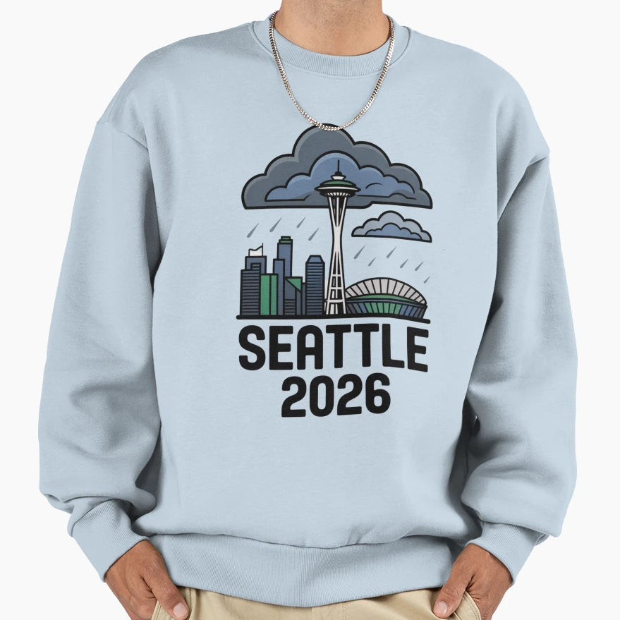 Seattle 2026 Space Needle Stadium T-Shirt - Streetwear Style Men Women - T-Shirt, Sweatshirt, Hoodie