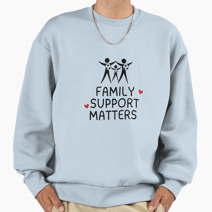 Football Family Sweatshirt - Aesthetic Graphic Unisex - T-Shirt, Sweatshirt, Hoodie