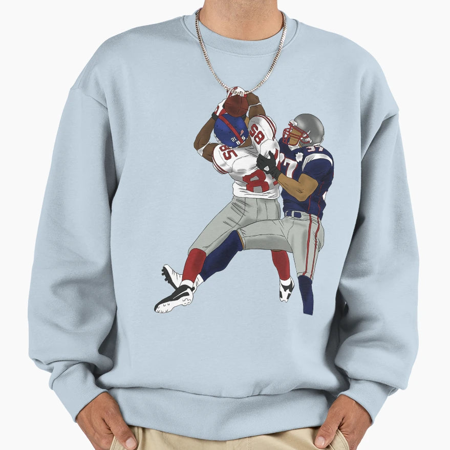 Helmet Catch Sweatshirt - Custom Art Print Unisex - T-Shirt, Sweatshirt, Hoodie