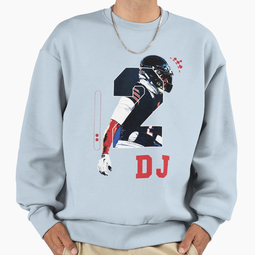 Copy Dj Moore Chicago Bears Sweatshirt - Graphic Print Men Women - T-Shirt, Sweatshirt, Hoodie