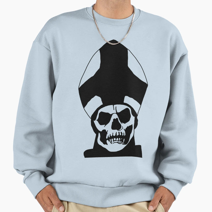 Ghost Papa Silhouette Sweatshirt - Minimalist Print Men Women - T-Shirt, Sweatshirt, Hoodie