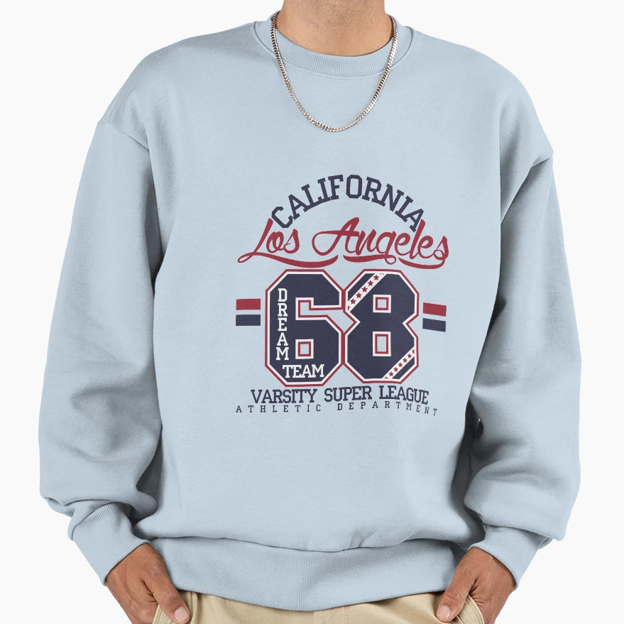 California Los Angeles Varsity Sweatshirt - Aesthetic Graphic for Adults - T-Shirt, Sweatshirt, Hoodie