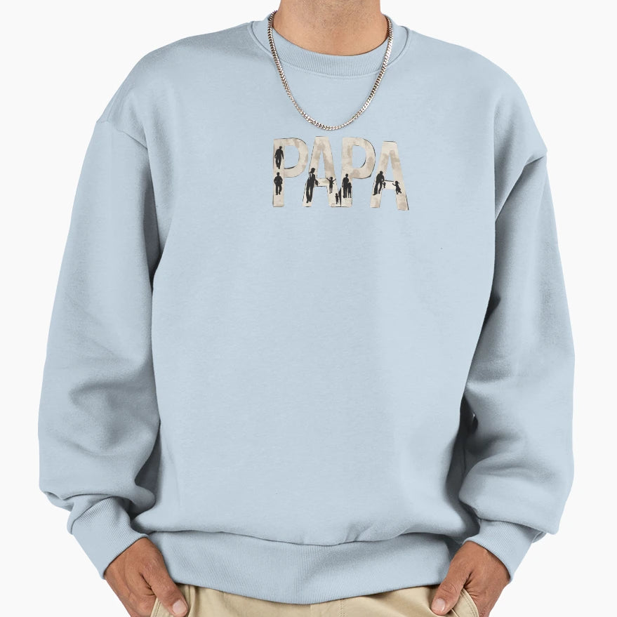 Papa Sweatshirt - Fun Novelty Design Men Women - T-Shirt, Sweatshirt, Hoodie