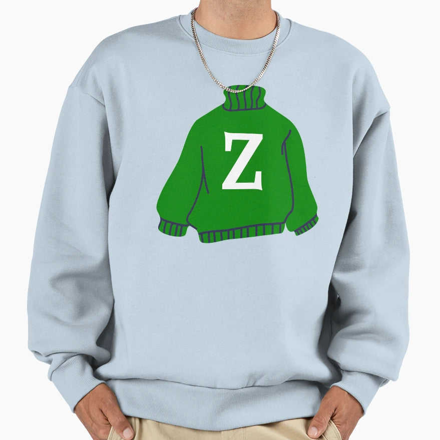 Letter Sweatshirt - Casual Everyday Wear Men Women - T-Shirt, Sweatshirt, Hoodie