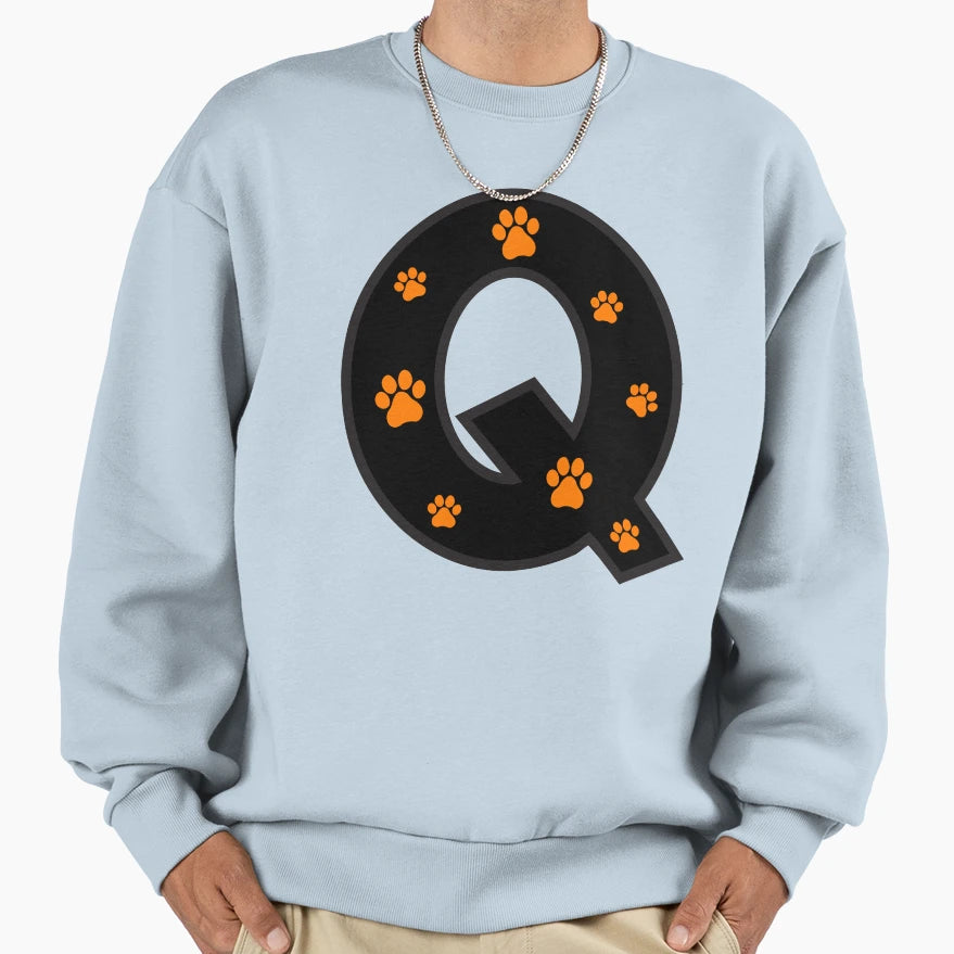 Paw Alphabet Sweatshirt - Trendy Graphic Unisex - T-Shirt, Sweatshirt, Hoodie