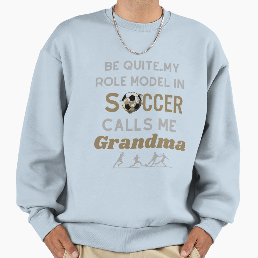 Soccer Grandma Leopard Sweatshirt - Novelty Apparel Unisex - T-Shirt, Sweatshirt, Hoodie