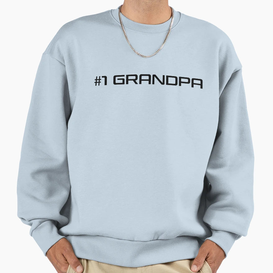 1 Grandpa Sweatshirt - Fun Novelty Design Unisex - T-Shirt, Sweatshirt, Hoodie