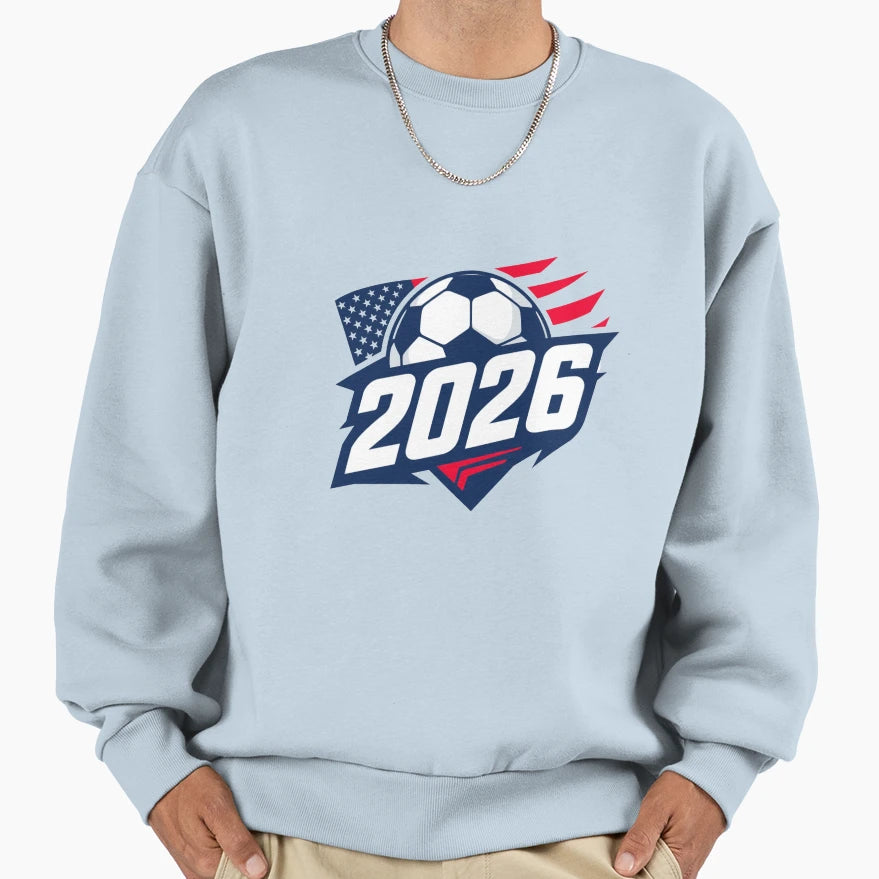 Usa Soccer 2026 World Cup United Sweatshirt - Graphic Print Men Women - T-Shirt, Sweatshirt, Hoodie