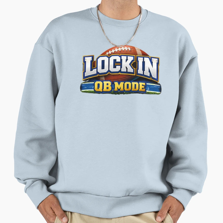 Lock Qb Mode Football T-Shirt - Graphic Print for Adults - T-Shirt, Sweatshirt, Hoodie