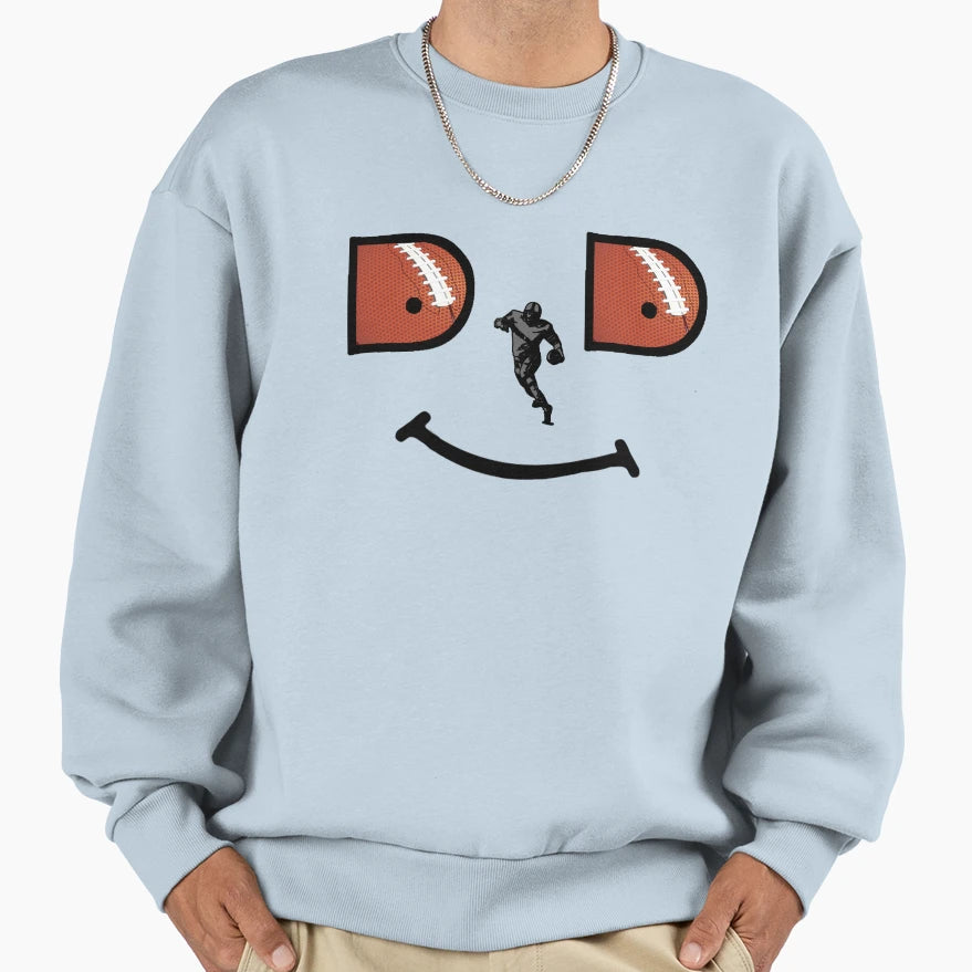 Football Dad Sweatshirt - Aesthetic Graphic Men Women - T-Shirt, Sweatshirt, Hoodie