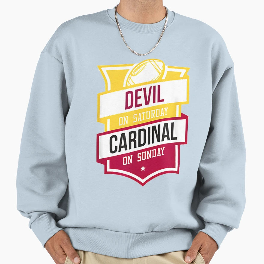 Devil Saturday Sweatshirt - Trendy Graphic Men Women - T-Shirt, Sweatshirt, Hoodie