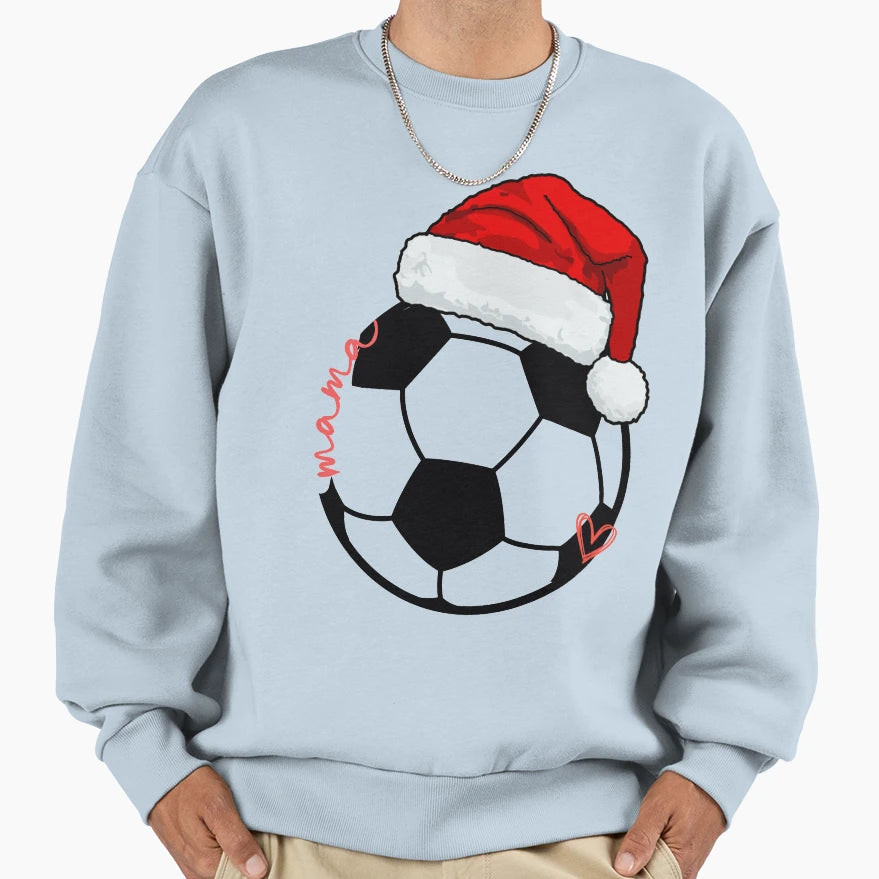 Gifting Goals Soccer Mama Holiday Sweatshirt - Minimalist Print Men Women - T-Shirt, Sweatshirt, Hoodie