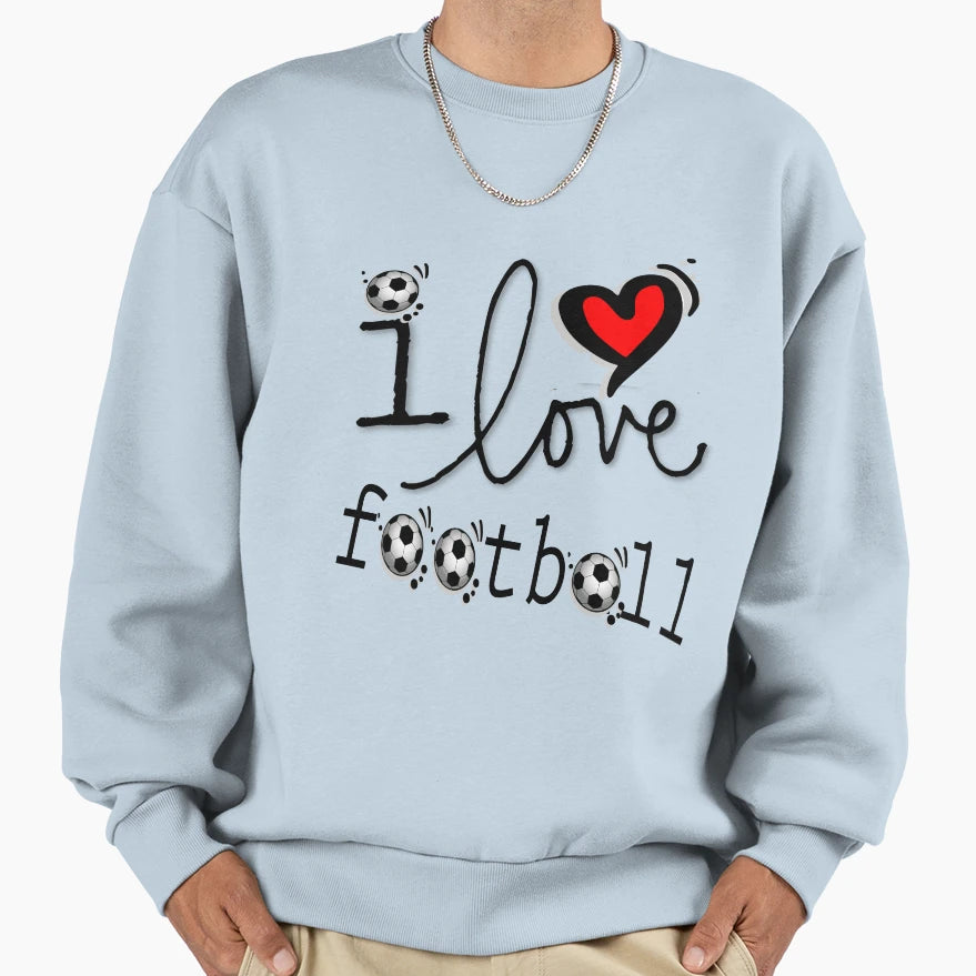 Football Wordle Sweatshirt - Custom Art Print Unisex - T-Shirt, Sweatshirt, Hoodie