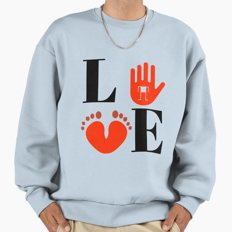 Love Art Sweatshirt - Novelty Apparel for Adults - T-Shirt, Sweatshirt, Hoodie
