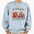 Three 4 Mafia Sweatshirt - Minimalist Print for Adults - T-Shirt, Sweatshirt, Hoodie