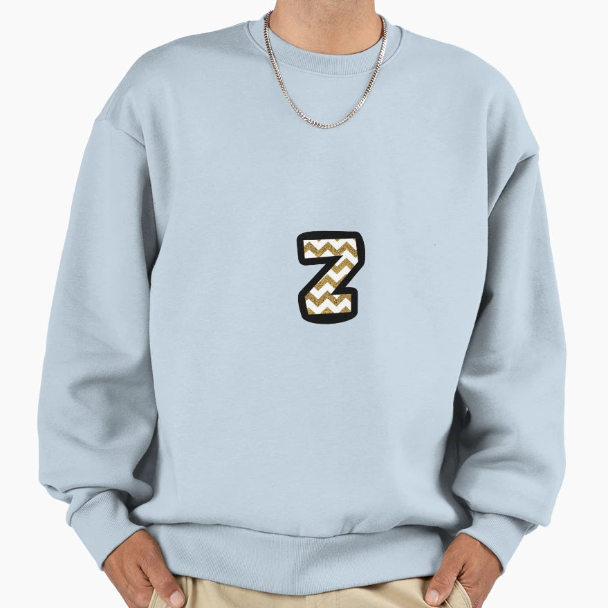 Glitter Z Sweatshirt - Minimalist Print Unisex - T-Shirt, Sweatshirt, Hoodie