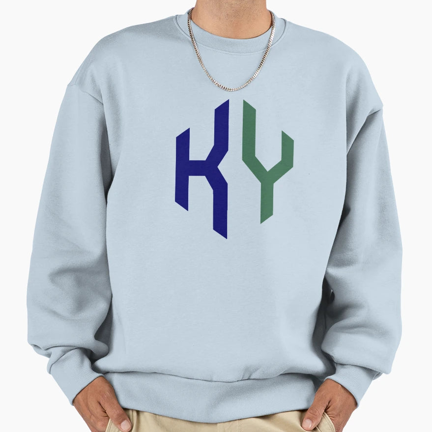 Kentucky State Abbreviation Sweatshirt - Graphic Print Men Women - T-Shirt, Sweatshirt, Hoodie