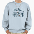 Football Mom Minimalist Sweatshirt - Aesthetic Graphic Unisex - T-Shirt, Sweatshirt, Hoodie