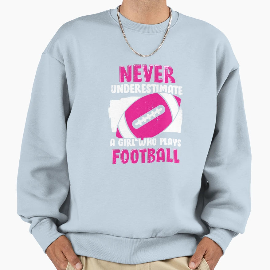 American Football Gift Sweatshirt - Graphic Print for Adults - T-Shirt, Sweatshirt, Hoodie